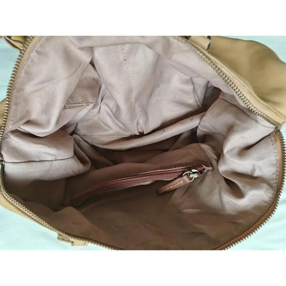 The Sak Tan Laurel Canyon Satchel with Tassel Boho Hobo Purse